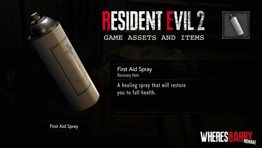 Resident Evil 2 Remake Items Screenshots gamefront.de